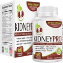 Kidney-PRO con 21 supplementi di salute del rene | Formula All-in-1 | Supplemento di reni e tratto urinario | Supporto giornaliero di pulizia e disintossicazione | Alimentazione di 1 mese | 60 capsule