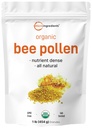 Micro Ingredienti Granule di polline di ape organica, 1 lb | Vendemmia fresca, Superfood crudo e naturale | Ricco di vitamine, minerali, proteine e antiossidanti | Keto, Non OGM
