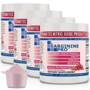 L-ARGININE PRO | 5.500mg L-Arginina Plus L-Citrullina 1,100mg Raspberry Powder Drink Mix Supplemento per la produzione di ossigeno nitrico aumentata