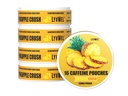 LyvWel 56mg Caffeine Energy Pouches – Ananas – Clean Energy & Focus Boost con Guarana – 5-Pack con 16 Pouches Per Can (80 Total Pouches)