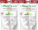 Leonflax 100% Autentica polvere di semi di lino canadese, tutti naturali, alto contenuto di fibre, integratore alimentare per migliorare la vostra salute digestiva, Omega 3, 6 & 9, 18 Oz, borsa (1)