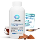 Collage liquido per le donne e gli uomini - 1000mg Peptidi idrolizzati con 15% Tripeptides | Formula anti-invecchiamento rapido per il rinnovo della pelle, la crescita dei capelli e il supporto congiunto | Aroma di cannella di alimentazione di 30 giorni