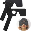 2 Pack Occluder Oculista Oculista per Oftalmologi, Optometristi e Ortopotisti Eye Exam Tool (nero)