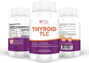 TLC tiroide - Formula di supporto tiroideo all-in-one con iodio, selenio e maganese (120 capsule vegetariane)