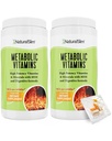 Vitamine metaboliche NaturalSlim - Combinazione di Multivitaminici ad alta potenza, Minerali, Complesso B, Msm, & Formula Digestiva Integratori per Uomini & Donne - Supporto Energia & Metabolismo - 2 Pack