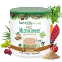 MacroLife Naturals MacroCoco Greens Cioccolato Superfood Polvere per bambini frutta cruda Veggies Probiotics & Digestive Enzymes, Immunity Energy, Non-OGM, Vegan, Gluten, Dairy Free - 7oz (32 Servings)