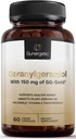 Sunergetic Premium Geranylgeraniol Supplement - GG-Gold 150mg con DeltaGold Vitamin E Tocotrienols- Annatto Derived GG per utenti Statini, Heart Health & CoQ10 Produzione - 60 capsule