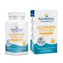 Nordic Naturals Ultimate Omega in Fish Gelatin, Limone Flavor - 60 Gel Morbidi - 1280 mg Omega-3 - Integratore di olio di pesce ad alta potenza - EPA & DHA - promuove la salute del cervello e del cuore - Non-OGM - 30 Serve