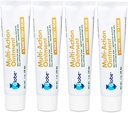 Globo (4 Pack) Sciarpa antibiotica di primo soccorso Minimizing Pain-Relief, Unguento Anti-Itch con Neomicina, Zinco Bacitracin, Pramoxine HCl & Polymyxin B, per tagli minori, Scrapes & Burns