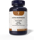 Estratto di funghi super, 3 funghi, Mushrooms del leone, Mushroom Reishi, Fungo di latte di tigre, supplemento di supporto immunitario