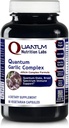 Quantium Nutrition Labs Quantum Garlic Complex - Integratori di allicin aglio, Pillole di aglio, Estratto di allicin, Estratto di aglio, Capsule Aglio Organici, Supporto Immune - 60 Capsule Vegetariani