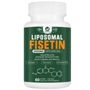 Liposomal Fisetin Supplemento, 2000MG, 98% Pure Fisetin Polyphenols Antiossidanti, con Quercetin, TMG e Resveratrolo, per l'invecchiamento sano, supporto cognitivo, 60 capsule
