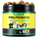 Probiotici per cani - Pre & Probiotici Trattamenti Digestivi per Cane, Support Gut Health, Allergie Stagionali, Itchy Ears, Supplemento Cane Cuciture Morbide, Supporto Funzione Immune per Cani - 120pc/Duck Flavor