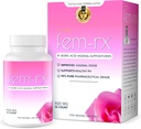 HPD Rx Fem-Rx Boric Acid Vaginal Suppositories for Women – Aiuto Balance pH vaginale, Elimina l'odore vaginale – Dr Formulated Feminine Health Support – 30 capsule Confezione da 1