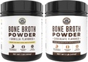 Polvere di proteina di brodo di Vanilla Bone, 16oz + polvere di proteine di brodo di cioccolato 16oz