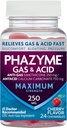 Phazyme Massima resistenza Gas & Acid Relief, Funziona velocemente, Cherry Flavor, 24 Chews (Packaging May Vary)
