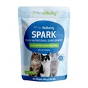 Animali Benessere Scintillanti Verdi Nutritivi giornalieri Superfood per Gatti - Probiotici, Prebiotici, Enzimi Digestivi, Aminoacidi, Antiossidanti, Vitamina D, Spirulina - Veterinaria-Formulata 3.53 oz (100 g)