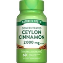 La verità della natura Ceylon Cinnamon capsule pillola | 2000mg | Non OGM & Gluten Supplemento gratuito
