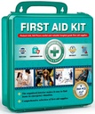 Generale Medi 360 pezzi Hardcase kit di pronto soccorso - Comprehensive Large First Aid Box contiene forniture mediche Premium per viaggi, casa, ufficio, veicolo, campeggio, posto di lavoro e all'aperto