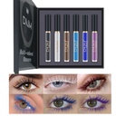 Mascara colorato impermeabile blu Mascara per ciglia Set, bianco nero viola viola lunga durata fascino voluminoso Cruelty Free Vegan trucco degli occhi (6 colori)