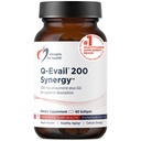 Progetti per salute Q-Evail 200 Synergy – 200 mg CoQ10 Altamente biodisponibile Ubiquinone + Tecnologia di assorbimento esclusiva – Coenzima Q10 Boost con GG – Cuore, Affinamento sano + Supporto cellulare (60 Softgels)