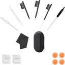 Phitunry 52-Piece kit di pulizia degli apparecchi acustici Accessori Custodia portatile per apparecchi acustici Dimensioni tascabili con strumenti di pulizia spazzola, capsule asciutte, Wipes audio, panno di velluto del cervo e custodia per l'udito