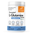 Sandhu's L-Glutamine Powder | 100 Servings, 500 Grammo, 17.6 Oz., Large Size, 3 mesi di fornitura| Made in USA | Non OGM, Aminoacido Supplemento per il supporto muscolare e Gut Health