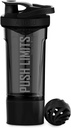 ModalitÃ Artoid Fitness Workout Sport Protein Shaker Bottiglia 24-Ounce, Doppia tecnologia di miscelazione con palloncino Shaker & Griglia di miscelazione Incluso, Twist and Lock Protein Box Storage Incluso
