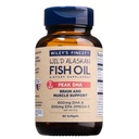 Wiley's Finest Wild Alaskan Fish Oil Peak DHA - 900mg EPA e DHA Omega-3s - 60 Softgels (30 Servings)