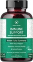 Capsule di Supporto Immune - Integratore di Supporto Immunitario 120 Capsule Realizzati con Neem Organico, Tulsi, Amla & Turmeric, Migliorare il Benessere e la Funzione Immune.