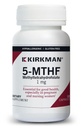 Kirkman 5-MTHF - Ipoallergenico - 120 capsule vegetariane - acido folico essenziale per una buona salute