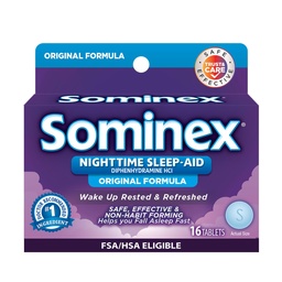 Sominex Original Formula Tablets 16 compresse (Pack of 2)
