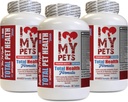 Amo il mio PETS LLC Immunity for Dogs - Dog Total PET Health - Formula Premium - Best Complex - Dog Vitamin b Complex - 3 Bottiglie (180 Trattamenti)