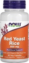 NOW Foods Riso di lievito rosso, 600 mg, 60 capsule di veg
