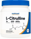 Polvere di L-Citrullina pura di Nutricost (Base) (600 grammi)