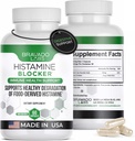 Integratori di blocco istamina – DAO Enzyme Formula & Vitamin C – Supporto giornaliero per l'intolleranza istamina e supporto immunitario – DAO Supplements Histamine Blocker – 60 capsule – Made in USA