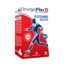 INVIGOFLEX® D - 1500mg di Glucosamine Sulfate (Formulazione Classica) - Integratore Congiunto Premium per Ginocchiere, Mani, Indietro, & Hip Support D: Glucosamine Sulfate, Caplets - 60 Ct