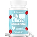 Lumbrokinase Supplemento, 1,2 Milioni di LKU - 120mg capsule, Potente Nattokinase alternativa con Proteolytic Enzymes e Herbal Blend