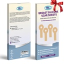 Aumento del seno Recuperare forniture - fogli di silicone per la guarigione - confortevole sotto post-Op Bra (4 Pcs)