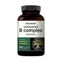 Vitamine B Complex etilate, 240 Capsule Veggie | Multivitamin B Complex | B12, Folate, Biotin & More – con Vitamina Naturale C, E, Choline & Inositol – Immune, Energia e supporto Prenatale