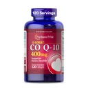 Puritan's Pride Coenzyme CoQ10 400mg, Integratore alimentare per la salute del cuore, la pressione sanguigna, la salute della gomma orale e il supporto di invecchiamento sano, alimentazione di 120 giorni, Softgel di rilascio rapido