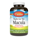 Carlson - Diritto per la Macula, clinicamente dimostrato di supportare la salute della visione, la salute maculare, la protezione della luce blu e la funzione degli occhi, 120 Softgels