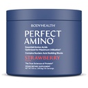 BodyHealth PerfectAmino Powder - BCAA e EAA Polvere per pre e post allenamento - Aminoacido Energy Drink per gli uomini e le donne per sostenere muscolare magra e recupero - Fragola - 30 Serve
