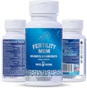 Vitamine di fertilità per le donne - Vitamine prenatali - Myo-Inositol, D-Chiro Inositol & Folate, Regola il ciclo, Ovulazione di aiuto, Supporto ormonale e ovarico, Vitex, 30 giorni di alimentazione