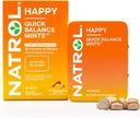 Natrol Quick Balance Happy Mints, Occasional Stress Relief Supplement, 30 Mints, 15 giorni di alimentazione