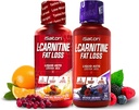 iSatori L-Carnitina 1500, L-Carnitina liquida con Acetil L-Carnitina, Frumento di bacche miste (24 Serve) & Malibu Beach Flavor (24 Serve)