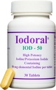 Optimox Iodoral 50 mg Supplemento - Potassium Iodide compresse, Iodio ad alta potenza, Supplementi per il supporto tiroide, Lugol's Iodine Solution - 30 Conte