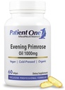 Olio di Primrose 1000mg | Supplemento per sostenere la pelle sana e il comfort congiunto* | Olio senza solvente, a freddo | 60 Softgels