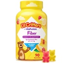 L’il Critters Fiber Daily Gummy Supplement per bambini, per il supporto digestivo, a base di bacche e limone, 90 Gummies