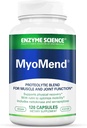 Enzyme Science Myomend – Integratore di supporto congiunto – Formulato con Bromelain, Rutin, Nattokinase e Serrapeptase – Integratore di salute enzime – Vegan e Kosher - 120 capsule